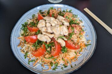 Salade de papaye verte (recette thaï).