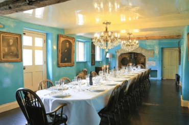 Dining Room of Lea Hall in Matlock, Derbyshire, England [1200x900]