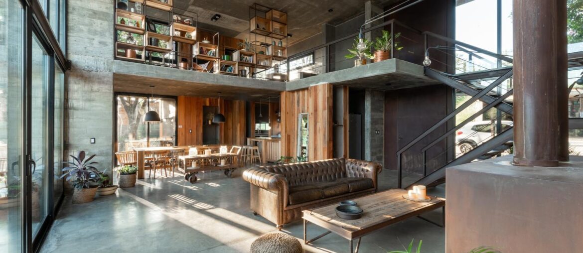 Open plan living room in La Serena House [1501 x 1000] Argentina