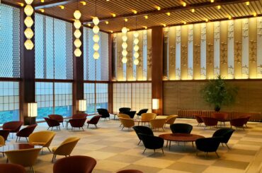 The Okura Tokyo, Prestige Tower Lobby [OC] [3797x1797]