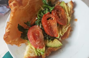 C'est la première fois que j'ai le temps pour un petit dej depuis la rentrée :)