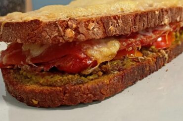 Croque monsieur - jambon cru / pesto