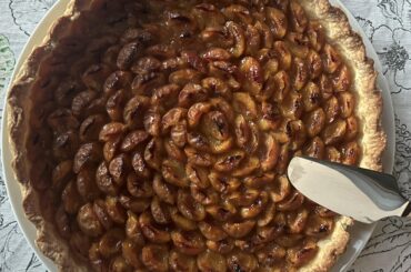 My beautiful aunt made this fresh mirabelle tart. Was recommended I post it here. It was by far and away the best I’ve ever had