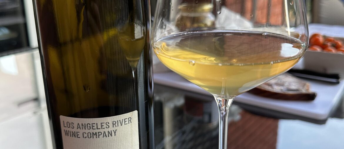 LA river wine company - Lopez Vinyard - palomino reserve