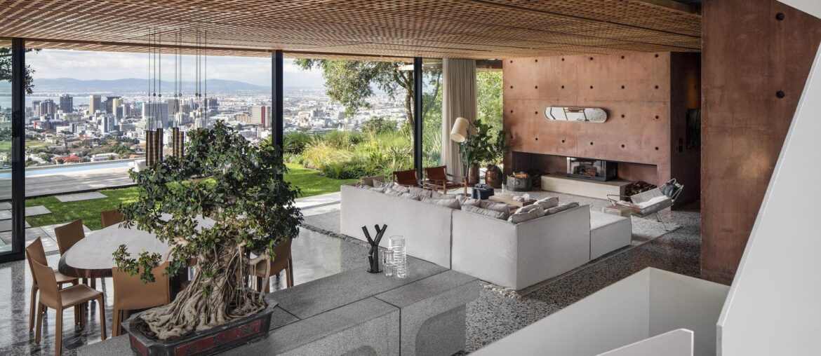 Dining and Living in new SAOTA build, Upper Albert Residence [1500 x 1000] Cape Town, South Africa