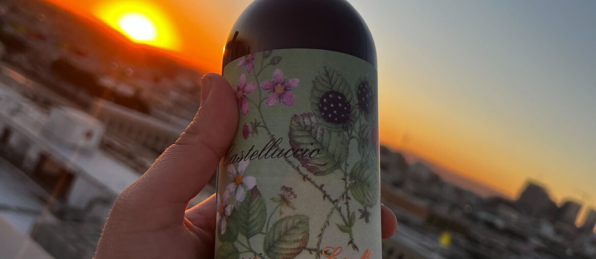 Sunset in the company of the unique Le More Sangiovese Superiore - Castelluccio di Romagna 🍷🍷