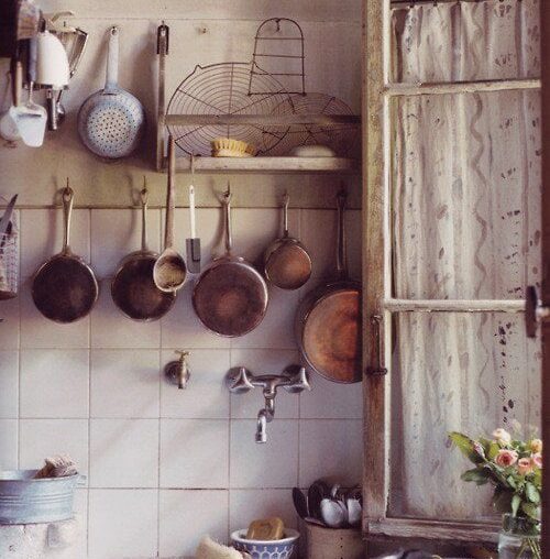 Quaint old sink scene