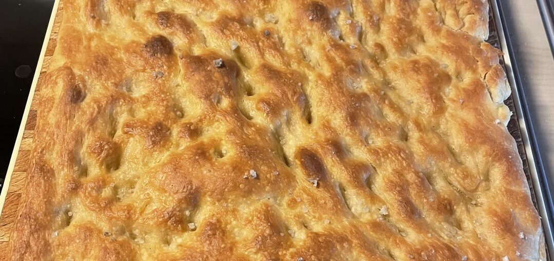 Focaccia maison déclinée en sandwich :)