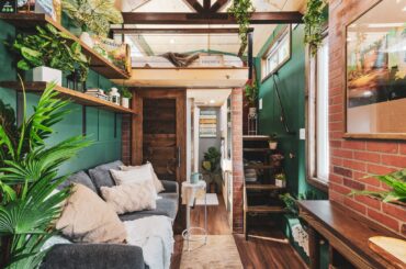 The Bivouac tiny house main floor, made in Hampstead, NH [2048 × 1365]