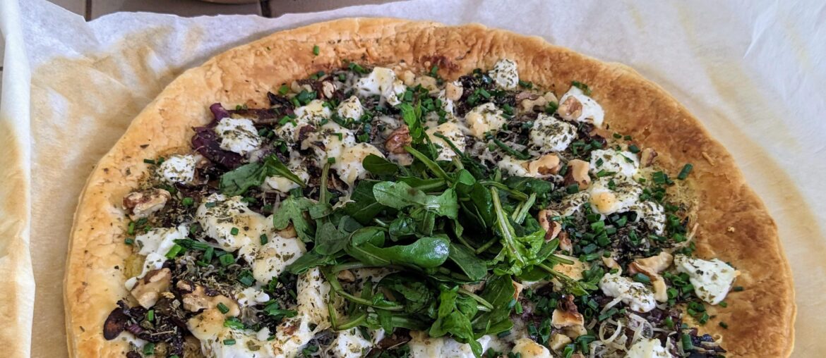 Tarte au chèvre, faite avec amour !