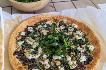 Tarte au chèvre, faite avec amour !