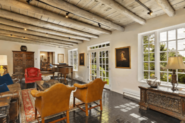 Santa Fe living room decorated with antiques [1536x1024]