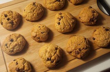 J'ai essayé de faire des cookies aux pépites de chocolat