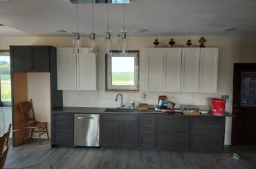 New build. Kitchen coming together