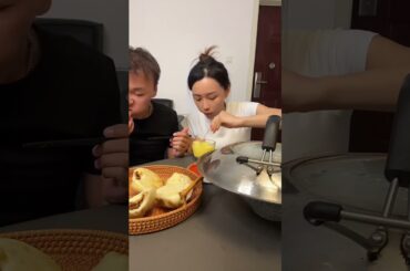 couple food   Greedy husband never expected it, right?