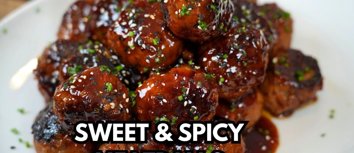 How To Make AMAZING Sweet & Spicy Meatballs