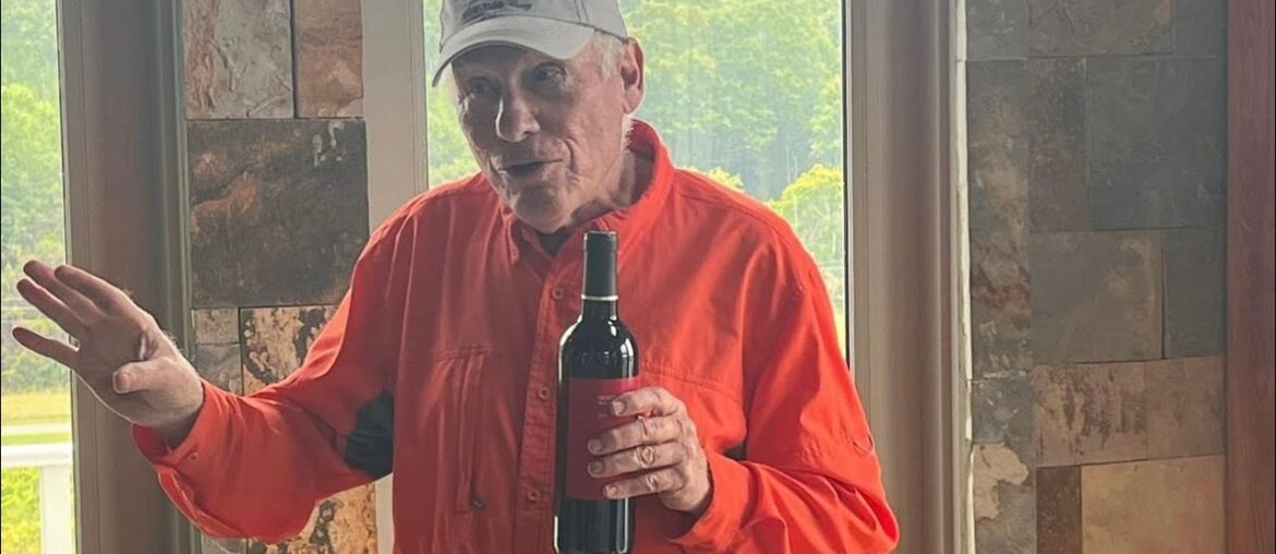 Craig Kritzer Owner and Winemaker of Frogtown Cellars In Dahlonega, Georgia