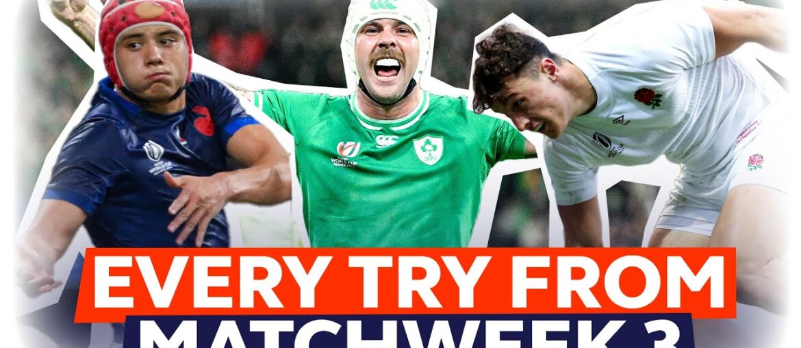 Every Rugby World Cup 2023 try from the Matchweek 3!