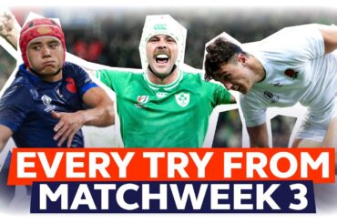 Every Rugby World Cup 2023 try from the Matchweek 3!