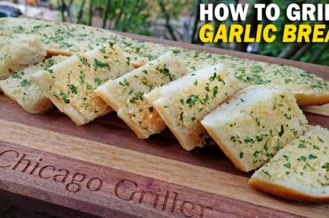 GRILLED GARLIC BREAD on a Weber Grill | Weber Q