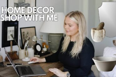 HOME DECOR SHOP WITH ME | Pottery Barn, The White Company, Connected Goods | Brandy Jackson