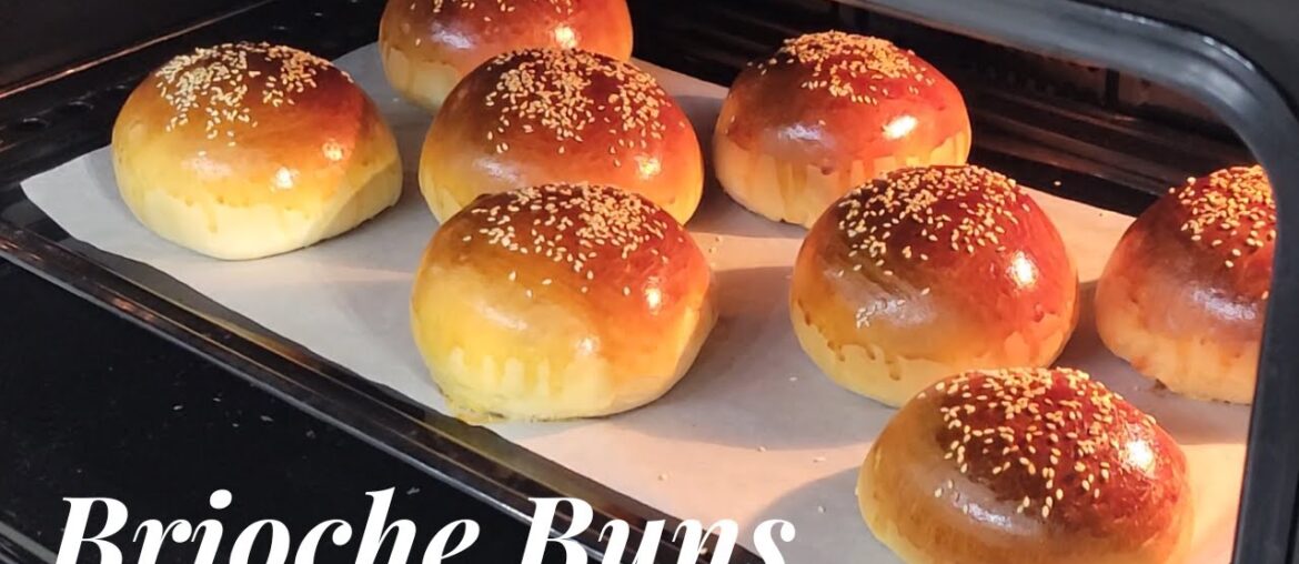 Homemade Brioche Buns Recipe | Soft and Buttery Brioche Rolls | Burger Buns! Homemade Brioche Buns Recipe | Soft and Buttery Brioche Rolls | Burger Buns!