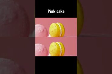 pink macaroons chocolate cake #shorts