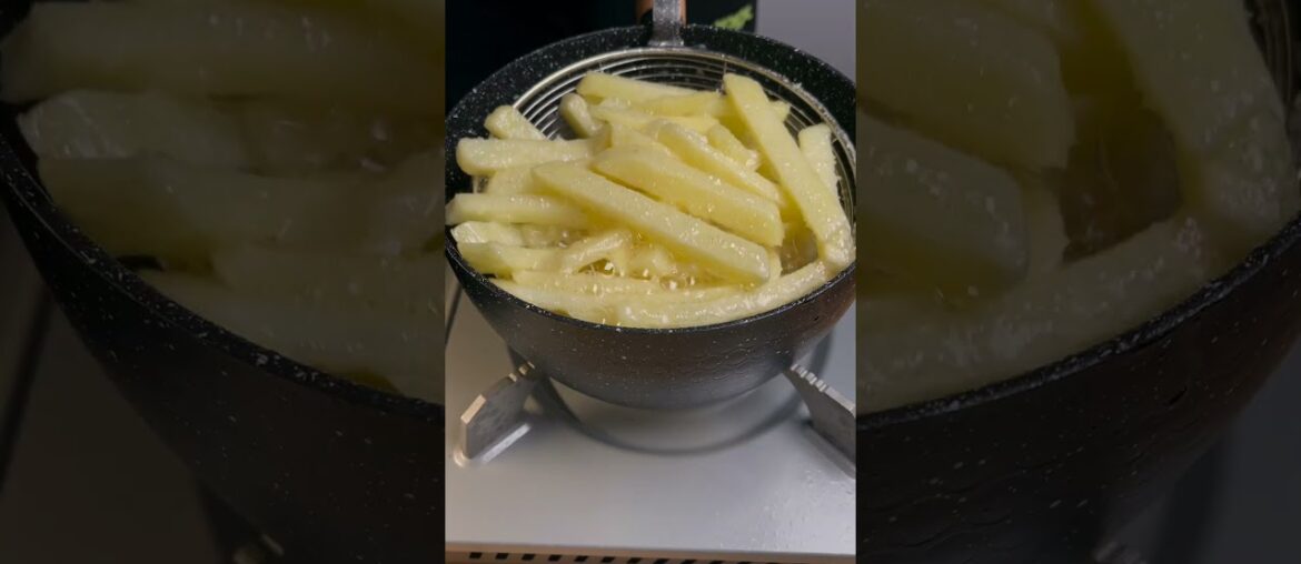 How to make french fries #shorts  #asmr