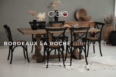 Bordeaux La Rochelle 6 Seater Dining Set - 1.9m