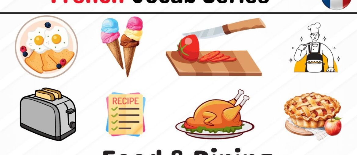 French Language for Beginners | Food and Dining Words | Learn French Language @French-US