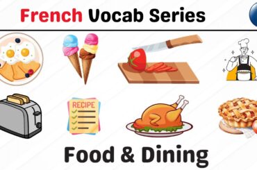French Language for Beginners | Food and Dining Words | Learn French Language @French-US