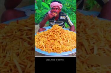 Making French Fries In Wilderness VILLAGE Cooks #SHORTS