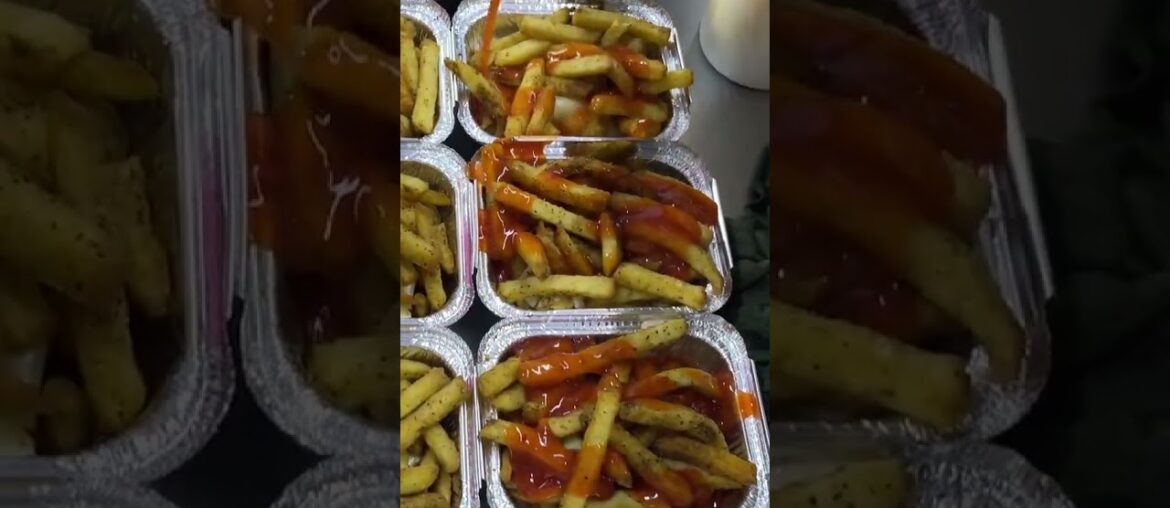 Pizza Fries | Potato Chips Pizza |Cheese French Fries#BudgetSlicesINSANE FOOD#AffordablePizzaDeals