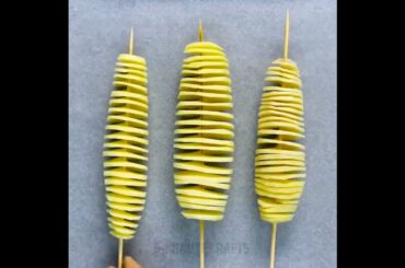 How to make Potato Spiral stick at home.