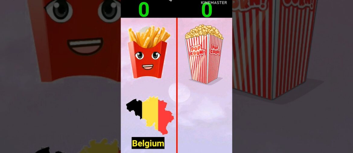 French fries VS popcorn #shorts #competition #frenchfries #popcorn French fries VS popcorn #shorts #competition #frenchfries #popcorn