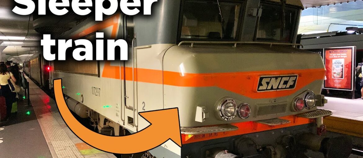 I took France's CHEAPEST SLEEPER TRAIN