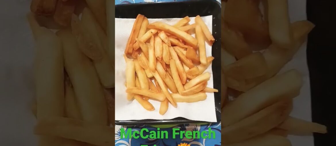How to prepare instant French fries of McCain//fenchfries
