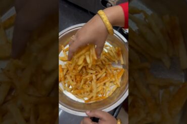 Masala French Fries | Homemade French Fries Recipe #frenchfries #fingerchips #streetfood #shorts