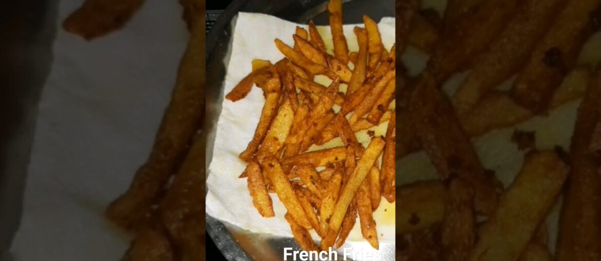 French fries | Crispy Aloo Fries | Potato fries | snacks recipes #shorts #food  #cooking