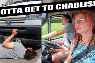 Van Life Breakdown Thwarted? On the road to Chablis ep17 BVA #france  #europe #travel