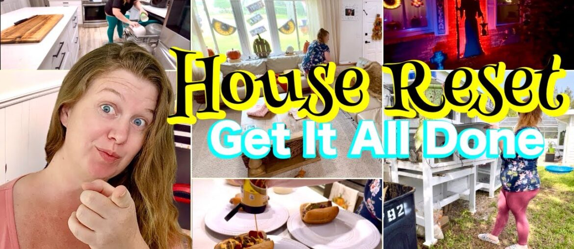 NEW HOUSE RESET + DIY HALLOWEEN DECOR! GET IT ALL DONE! EASY WEEK NIGHT MEAL IDEA! CLEAN WITH ME NEW HOUSE RESET + DIY HALLOWEEN DECOR! GET IT ALL DONE! EASY WEEK NIGHT MEAL IDEA! CLEAN WITH ME