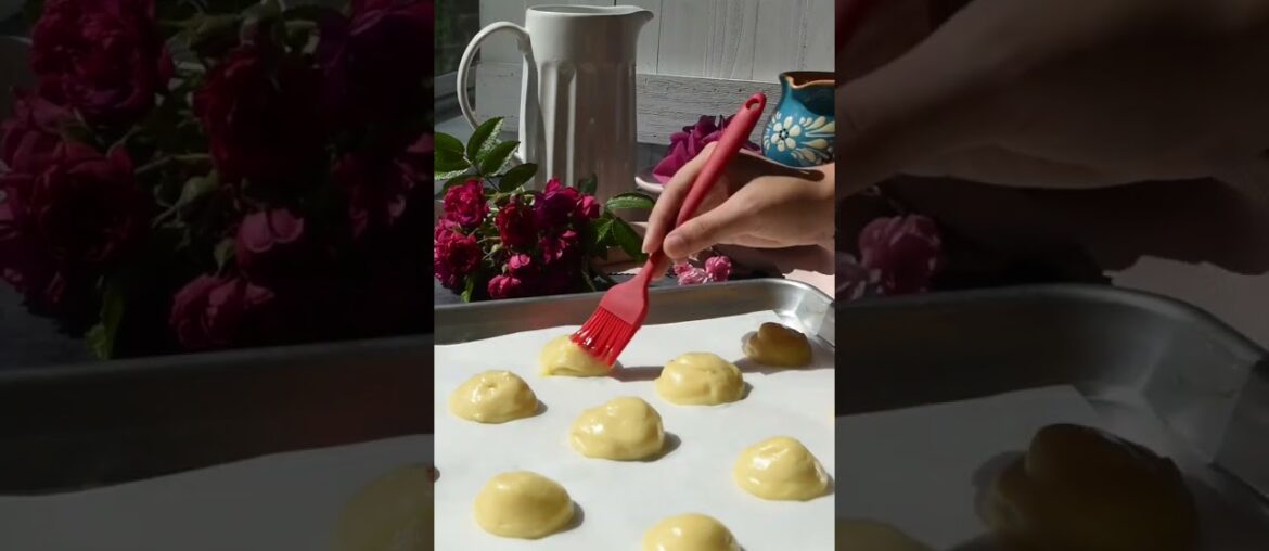 Classic French Profiteroles! #shorts