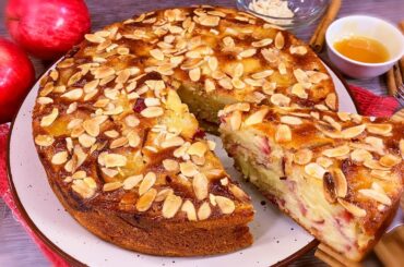 Easy French Apple Cake Recipe | 3 Apples + 5 Minutes | Delicious!
