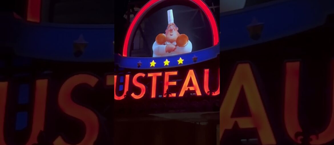 Gusteau’s French Restaurant’s Famous Sign