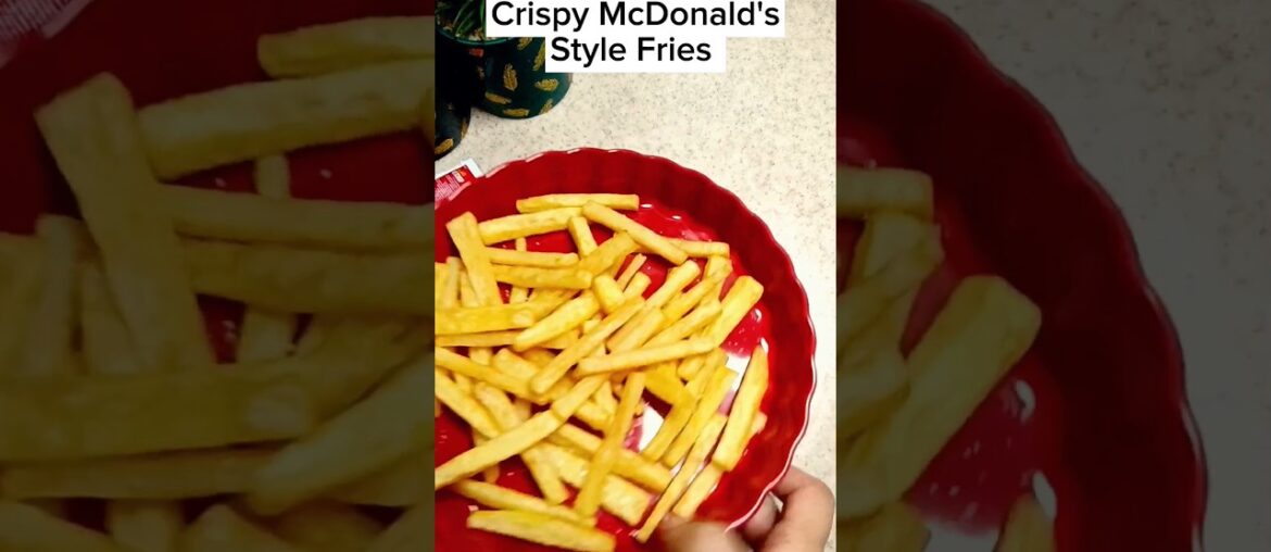 McDonald’s Style Crispy French Fries Recipe by The Hungry Chef #asmr #youtubeshorts #ytshorts McDonald's Style Crispy French Fries Recipe by The Hungry Chef #asmr #youtubeshorts #ytshorts