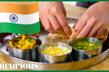 How a Michelin Star Indian Chef Makes a Traditional Thali Dinner | Passport Kitchen | Epicurious