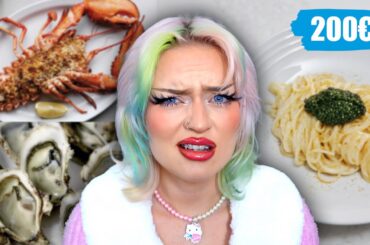 I ate at the most expensive restaurants for a day