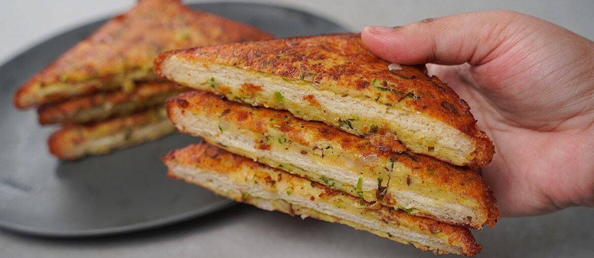 Crispy Potato French Toast | Aloo Bread Toast Recipe | Yummy