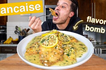 This CHICKEN FRANCAISE is a Perfect Plate of Heaven