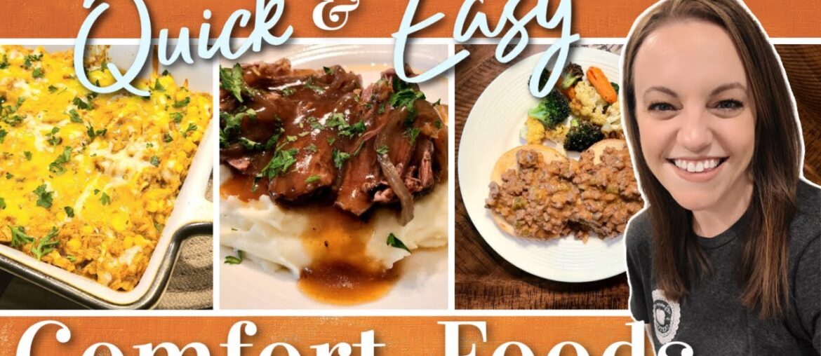 EASY COMFORT FOOD RECIPES | WINNER DINNERS | DINNER INSPIRATION | AFFORDABLE FAMILY MEALS | NO. 105